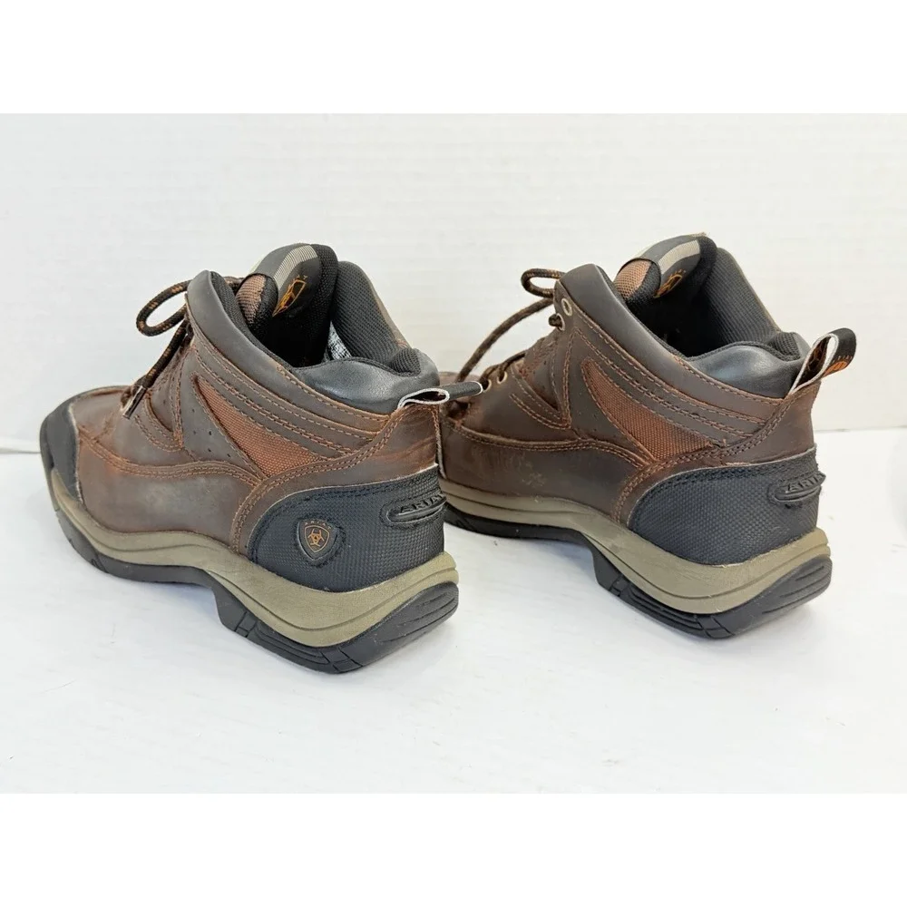 Ariat Terrain ATS Hiking Boots Brown Leather Men's 7.5D Style 10016378
